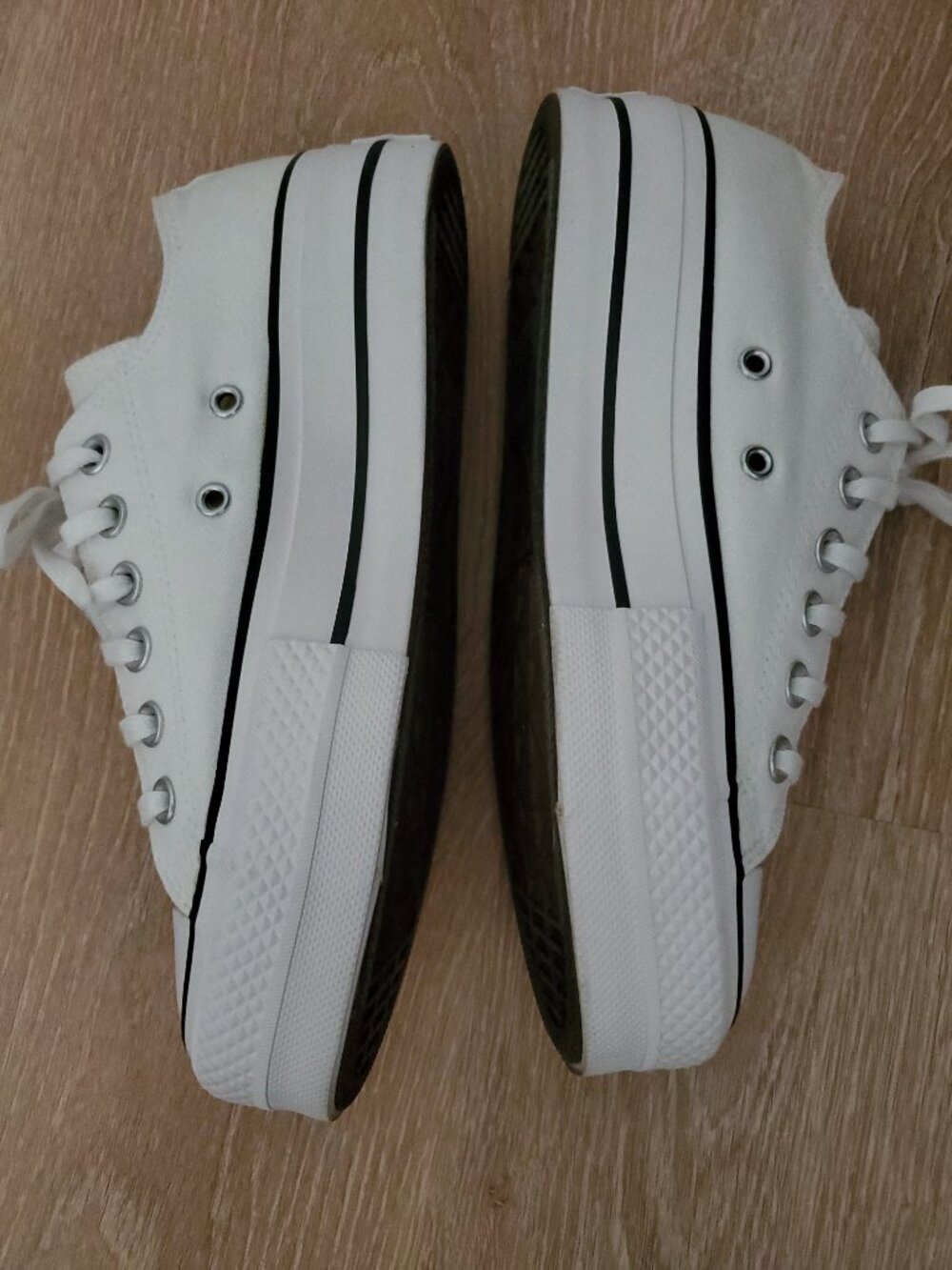 Converse Chuck Taylor All Star Lift Platform Canvas White Women's Shoes Size 7 - Picture 7 of 14